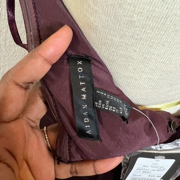 Aidan Mattox Strapless Sweetheart Flare Gown - Picture 8 of 10